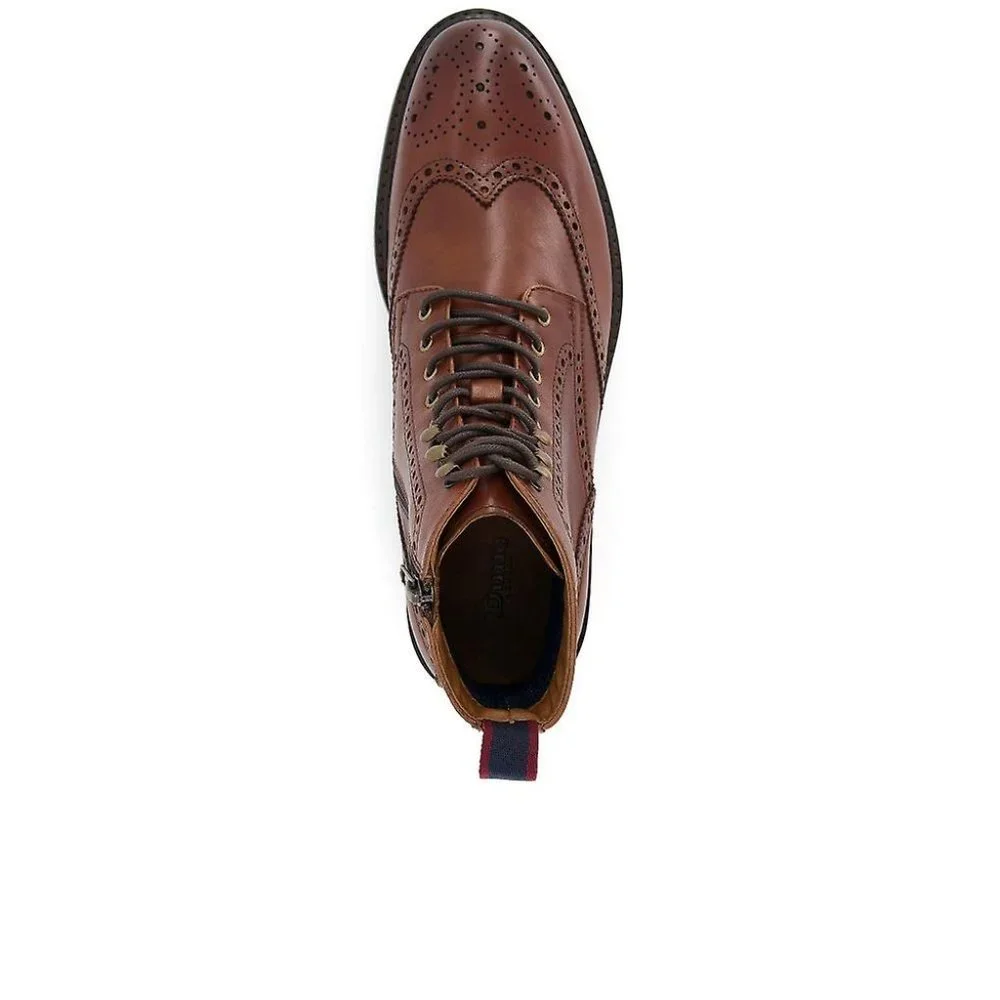 Dune Colonels Mens Brogue Ankle Boots
